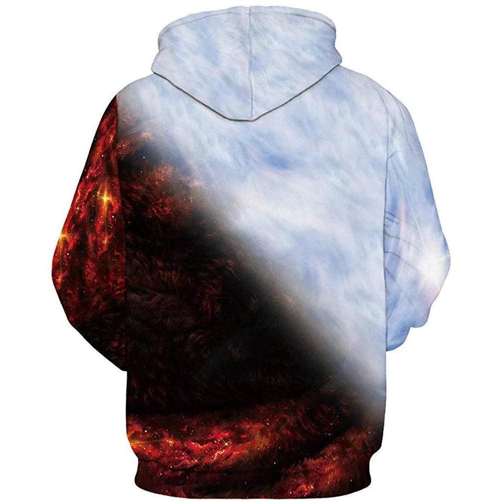 Yin Yang Wolf Hoodie